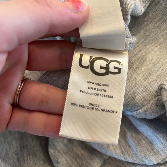 UGG Hildie Lounge Soft Pants Heather Gray‎ Size Large - Picture 6 of 9